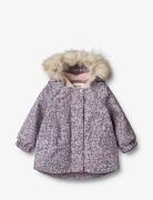 Jacket Mathilde Tech Outerwear Shell Clothing Shell Jacket Pink Wheat