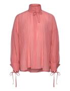 Stella Nova Volume Shirt With Tiebow Rosa