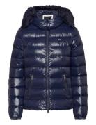 Tjw Tonal Hooded Down Jacket Fodrad Jacka Navy Tommy Jeans