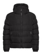 Hooded Sports Puffer Jacket Fodrad Jacka Black Superdry