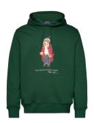 Polo Bear Fleece Hoodie Tops Sweat-shirts & Hoodies Hoodies Green Polo...