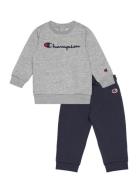 Crewneck Suit Sets Sweatsuits Grey Champion