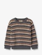 Wheat Jacquard Pullover Elias Brun