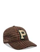 Glen Plaid Tweed Ball Cap Accessories Headwear Caps Brown Polo Ralph L...