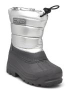 Kids Sneewy Snowboot Vinterstövlar Pull On Silver CMP