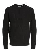 Jack & J S Jjj S Knit Crew Neck Jnr Svart