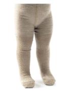 Smallstuff Wool Tights, Grey/Silver Beige