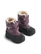 Winterboot Thy Vinterkängor Med Kardborreband Purple Wheat