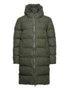 Rains Alta Longer Puffer Jacket W3T4 Khaki Green