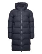 Alta Longer Puffer Jacket W3T4 Fodrad Rock Navy Rains