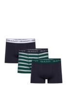 Stripe Trunk 3-Pack Boxerkalsonger Navy GANT