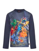 LEGO Kidswear Lwtano 701 - T-Shirt L/S Marinblå