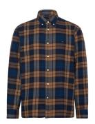 Tommy Hilfiger Brushed Blackwatch Chk Rf Shirt Marinblå