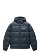 Napapijri Suomi Hood Puffer Jacket Marinblå