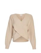 MSCH Copenhagen Mschzinelle Hope Wrap Pullover Beige