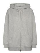 Monki Over D Hoodie Grå