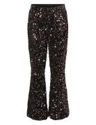 Vero Moda Girl Vmbella Sequins Hw Flared Pant Jrs Girl Svart