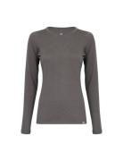 Danish Endurance Women's Merino Long Sleeved Shirt Grå