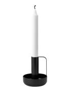 Stelton Ida Candleholder Black Svart