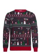 Christmas Sweats Vintage Gaming Sweater Marinblå