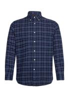 Tommy Hilfiger Brushed Easy Check Rf Shirt Marinblå