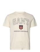 GANT Graphic T-Shirt Kräm