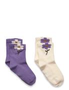 Minymo Socks W. 3D Effect Lila