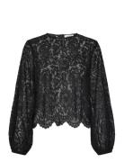 Soaked In Luxury Slhanni Blouse Ls Svart