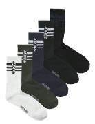 Jack & J S Jacmatt Tennis Socks 5 Pack Jnr Vit