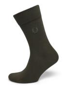 Fred Perry Classic Laurel Wreath Sock Khaki Green