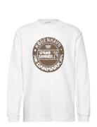 Wood Wood Wwherc Waffle Ls T-Shirt Vit