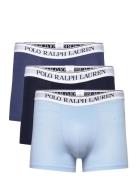 Polo Ralph Lauren Underwear Classic Stretch-Cotton Trunk 3-Pack Blå