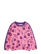 Mini Rodini Squiggly Cats Aop Sweatshirt Rosa