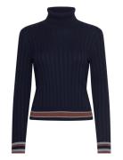 United Colors Of Benetton Turtle Neck Sweater Marinblå