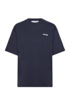 Svea Swaustin Boxy Ss T-Shirt Marinblå