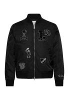 Les Deux Neo Varsity Bomber Jacket Svart