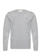 GANT Slim Shield Ls T-Shirt Grå