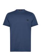 Fred Perry Ringer T-Shirt Blå