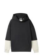 Tom Tailor Over 2 In 1 Hoody Svart