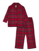 Lindex Pyjama Flannel Y D Check Mini Röd