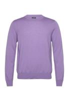 J. Lindeberg Keane Light Merino Crew Neck Lila