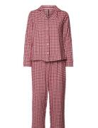 Hunkemöller Flannel Pyjama Set Röd