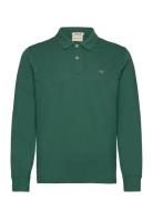 GANT Reg Shield Ls Pique Rugger Grön