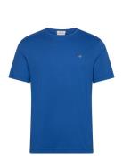 GANT Reg Shield Ss T-Shirt Blå