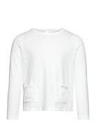 Mango Long-Sleeved T-Shirt With Pockets Vit