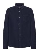 Mango Regular-Fit Corduroy Shirt Marinblå