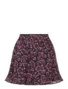 Creamie Skirt Flower Dot Burgundy