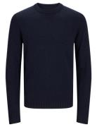 Jack & J S Jprcclambswool Knit Crew Neck Ln Marinblå