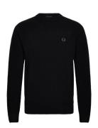 Fred Perry Lambswool Jumper Svart