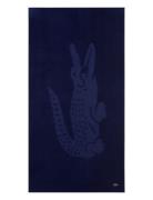 Lacoste Home Lsport Beach Towel Marinblå